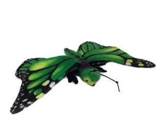 Obrázek z Motýl zelený plyš 30cm (300) 